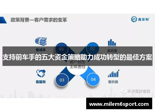 支持前车手的五大资金策略助力成功转型的最佳方案